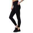 thumbnail image 2 of Tuff Athletics Women's High Waisted Legging with Pockets Size: M, Color: Black, 2 of 3