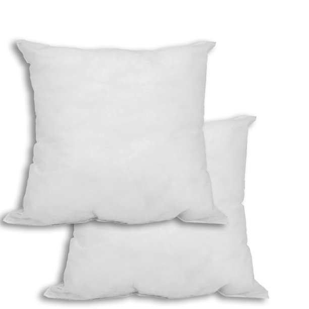 Set Of 2 18 X 18 Premium Hypoallergenic Stuffer Pillow Insert Square White Walmart Com Walmart Com Set Of 2 18 X 18 Premium Hypoallergenic Stuffer Pillow Insert Square White Walmart Com Walmart Com