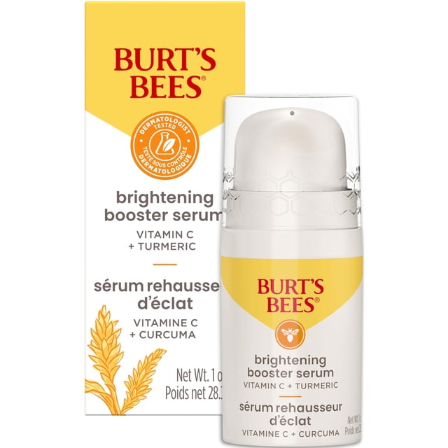 Sérum facial Burt's Bees, vitamina C, iluminador y cúrcuma, 30 ml