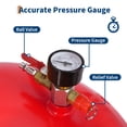 thumbnail image 3 of Réservoir d'Évacuation d'Huile Usée Portable à Air – Capacité de 20 Gallons, Hauteur d'Entonnoir Réglable (38-65 Pouces), Roues Pivotantes à 360°, Valve de Régulation de Pression, Boîte à Outils et Gants, 3 of 7
