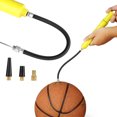 thumbnail image 3 of Tire Pump, Durable Bicycle Inflator, Rapid Air Inflation for Mountain Bike Road Bike Yellow, 3 of 8
