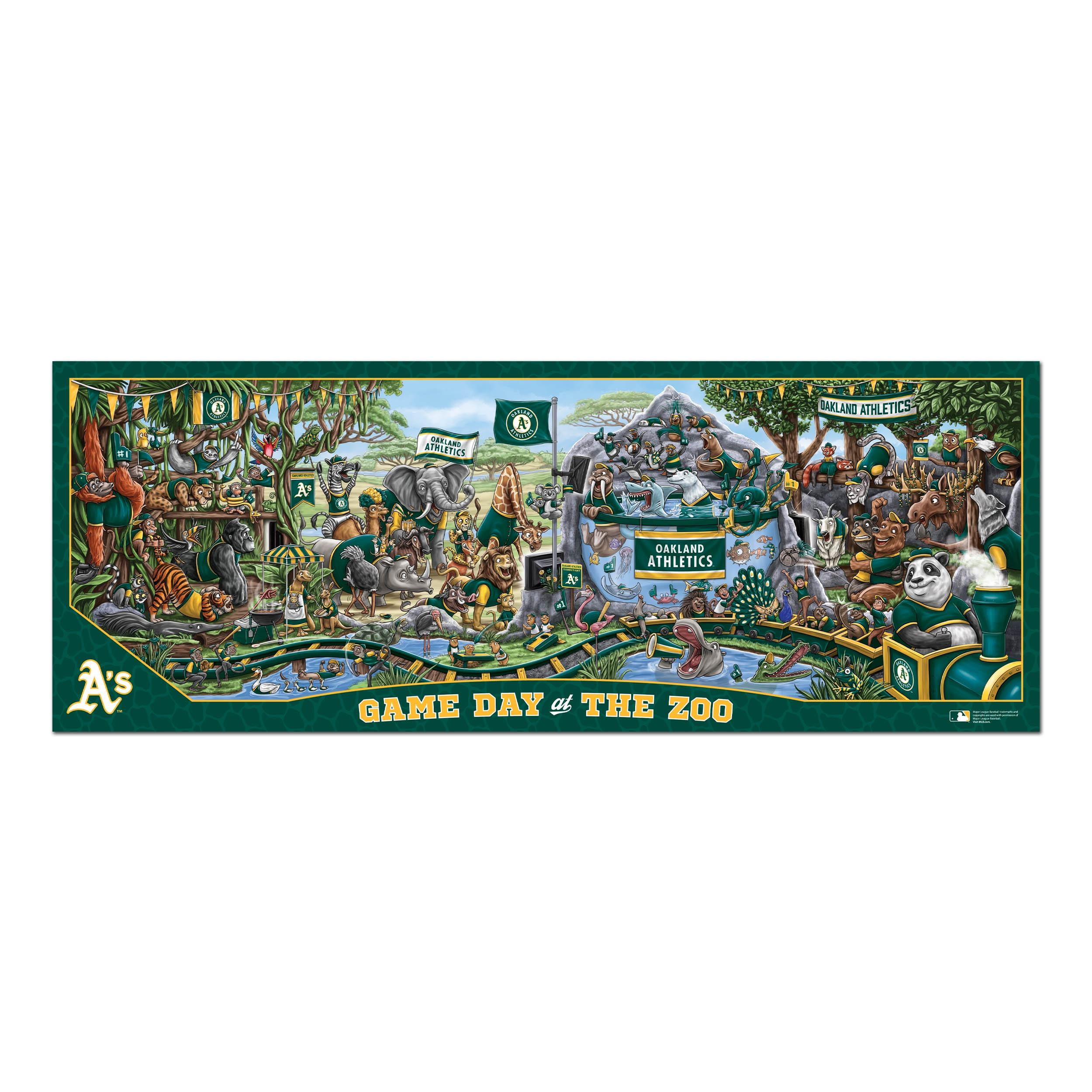 Boston Red Sox Game Day at the Zoo Jigsaw Puzzle - 500 Piece