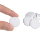 thumbnail image 4 of Botones de costura Unique Bargains 10uds 36L Tela Paño Cubierto 23mm Redondo Metal Blanco, 4 of 5