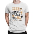 thumbnail image 2 of Tropical Vibes: Hawaii Paradise Men's T-shirt White, 2 of 3