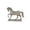 Beige Prancing Solid Horse Animals 21" x 6" x 18", variant on 12" x 19" Beige Polystone Horse Sculpture, by DecMode