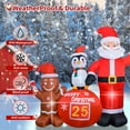 7FT Christmas Inflatables Santa Outdoor Decorations, Inflatable