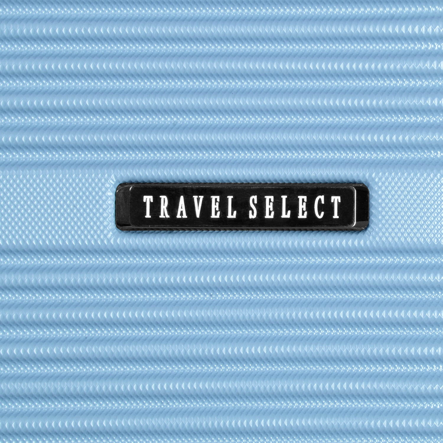 Travel Select Jaylen Hardside Spinner Luggage Set w/ USB Port, Light Blue, 3-Piece (22/26/30)