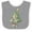 Heather and White, variant on Inktastic Christmas Tree Boys or Girls Baby Bib