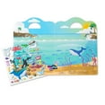 thumbnail image 3 of Melissa & Doug Ocean Puffy Sticker Play Set Travel Toy with Double-Sided Background, 40 Reusable Puffy Stickers, 3 of 9