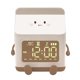 thumbnail image 1 of Despertador para dormitorio, reloj de cabecera, juego de 3 alarmas, temporizador de de dibujos animados silencioso, reloj de , MARRÓN Marrón Sunnimix Despertadores digitales, 1 of 8