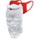thumbnail image 1 of Mascarilla encapsulada con barba Disfraz divertido de Papá Noel Sincero Hogar, 1 of 2