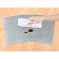 thumbnail image 3 of REGALWOVEN 6 Pack Place Mats Faux Leather Placemats for Kitchen Dining Table Decor Silver 20*12in, 3 of 7