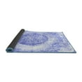 thumbnail image 2 of Ahgly Company Indoor Square Abstract Blue Contemporary Area Rugs, 8' Square, 2 of 4