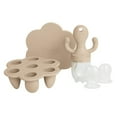 thumbnail image 5 of Little Twig Silicone Baby Fruit Feeder Teether Set with Pouches Freezer Tray & Measuring Cup, Ginger, 5 of 9