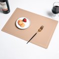 thumbnail image 2 of Dvumao Kitchen Decor, Fashionable And Beautiful Table Runner Leather Placemats Double Sided Western Style Household Heat Insulating Mats, Teens Gifts, 2 of 6