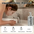 thumbnail image 6 of Bxaolu Foaming Soap Dispenser,Clear Plastic Kitchen Soap Dispenser with Soap Pump for Bathroom Hand Wash (4L,Gray), 6 of 9