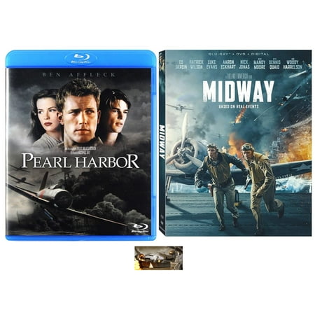 Pearl Harbor & Midway World War II Double Feature 2 Blu Ray Set Includes Battleship Arizona Art Card