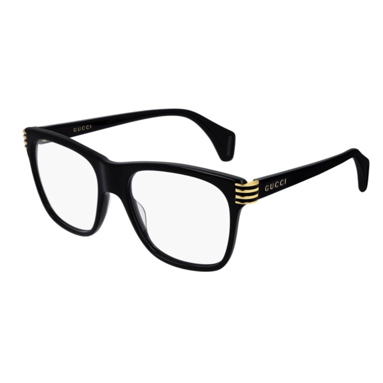 Gucci Square Eyeglasses GG0526O 001 Black 54mm 526 - Walmart.com display picture 3