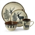 thumbnail image 2 of Elama Majestic Elk 16 Piece Luxurious Stoneware Dinnerware with Complete Setting for 4, 2 of 2
