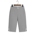 thumbnail image 7 of Byworldtasic Capri Pants for Women High Waist Stretch Women's Golf Capris for Summer with Pockets, 7 of 7