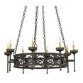 thumbnail image 6 of Meyda Tiffany 195754 Majella 8 Light 42" Wide Taper Candle Style Chandelier - French, 6 of 7