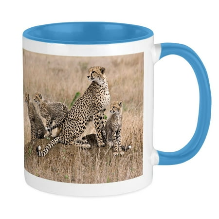 

CafePress - Cheetah Family Mug - Ceramic Coffee Tea Novelty Mug Cup 11 oz
