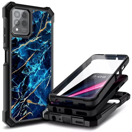 NGB SUPREMACY For T-Mobile Revvl 6 5G Phone Case / T-Mobile Revvl 6x 5G Phone Case Full-Body Protective Shockproof Rugged Bumper TMobile Revvl 6 Case Tmobile Revvl 6x Case