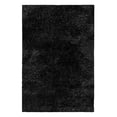 thumbnail image 2 of Elegant and Plush Hand-Woven Solid Shag Indoor High Traffic Area Rug by Blue Nile Mills - 3' x 5', Black, 2 of 5