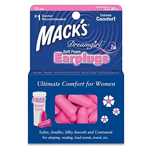 3 Pack - Mack's Dreamgirl Soft Foam Earplugs 10 Pairs