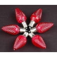 thumbnail image 4 of Novelty Lights 25 Pack C7 LED Twinkle Outdoor Christmas Replacement Bulbs, Red,C7/E12 Candelabra Base, .5 Watt, 4 of 5
