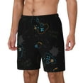 thumbnail image 2 of Fotbe Game Time Men’s Swim Trunks Quick Dry Swim Shorts Board Shorts with Mesh Lining-Large, 2 of 9