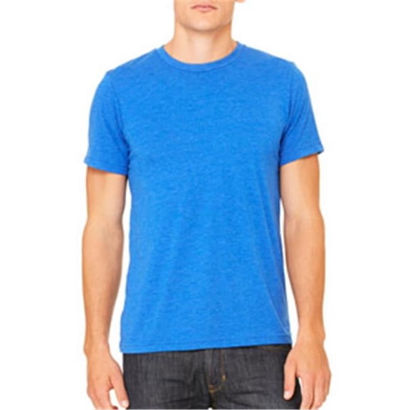 Canvas 3413 Unisex Triblend Short-Sleeve T-Shirt - Royal - 3XL