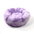 thumbnail image 3 of Soft Round Cat Bed, Tie Dye Coff, Queta Pet Bed for Small Dogs & Cats, 50cm, 3 of 5