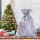 thumbnail image 4 of Monstrate Bolsa de regalo de Santa caramelo bolsa de bolsa copo de nieve crujiente bolsa adornos con letras Merry Christmas para nuevo para el Kits de decoración para fiestas Plata mediana, 4 of 6