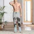 thumbnail image 2 of Fotbe Adorable Puppy Portrait Pantalones de Pijama para Hombre, Pantalones de Dormir, Pantalones de Casa con Cintura Ajustable y Bolsillos-X-Large, 2 of 6