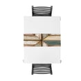 thumbnail image 4 of Wooden Board Texture Retro Brown Rustic Table Runner Home Dining Room Decor Table Cloth Wedding Christmas Party Table Runners, 4 of 5