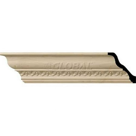 

3 5/8 H x 3 1/2 P x 5 F x 94 1/2 L Lanarkshire Carved Wood Crown Moulding Maple