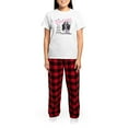 thumbnail image 4 of CafePress - Basset Girls Friend Women's Light Pajamas - Women's Short Sleeve Print T-Shirt and Pants Light Cotton Pajama Set, 4 of 7