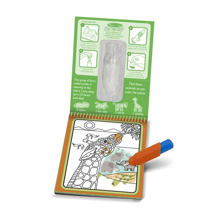 Melissa & Doug On The Go Water Wow! Reusable Color with Water