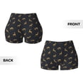 thumbnail image 5 of Lsque Christmas Deers Pattern High Waisted Biker Shorts for Women-Tummy Control Fitness Athletic Workout Running Yoga Gym Shorts,Moisture-Wicking-X-Large, 5 of 9