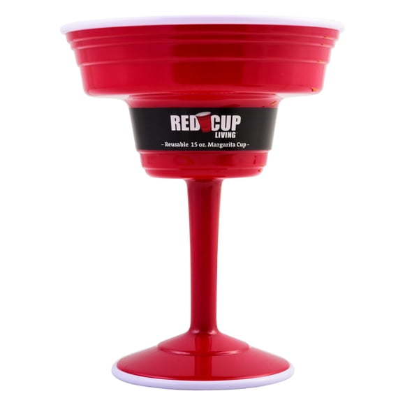 Copa roja Margarita Glass Living RCL de plástico, 450 ml, sin BPA