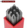 thumbnail image 4 of 9pcs Metal Number Stamp 1.5mm Steel for Metal Plastic Wood Leather, 4 of 5