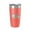 Coral, variant on Blue Mountain Lake Map Tumbler Travel Mug Insulated Laser Engraved Coffee Cup New York 20 oz Navy Blue