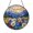 Acrylic 3.5 Inch, variant on Bright Meadow Wildflower Suncatcher Round Window Panel Ornament Sun