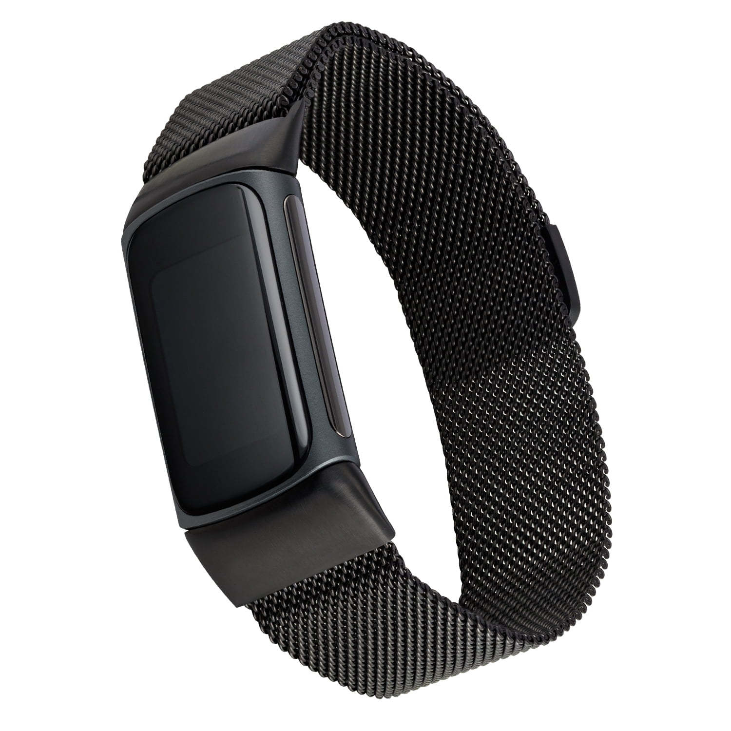 WITHit 3-Pack (Black Silicone Band, Black Mesh Band and Blue/Black Sport Silicone Band) for Fitbit Charge 5 & Charge 6