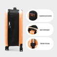 thumbnail image 2 of Maleta de Mano Plegable 20” con Ruedas Giratorias, Compatible con Candado TSA y Asa Retráctil, Equipaje Ligero de 45L para Viaje Blanca, 2 of 6