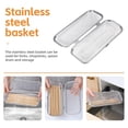 thumbnail image 4 of Dishwasher Basket, Stainless Steel Dishwasher Silverware Basket, Replacement Dishwasher Utensil Basket Rectangular Mesh, 4 of 8