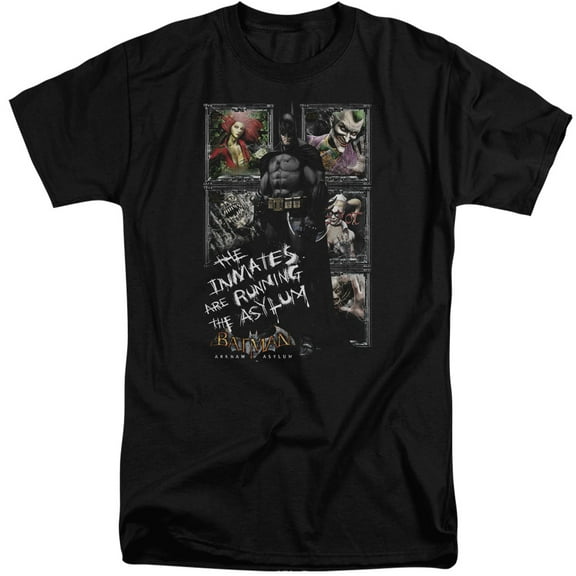 Batman Aa - Running The Asylum - Tall Fit Short Sleeve Shirt - XXX-Large