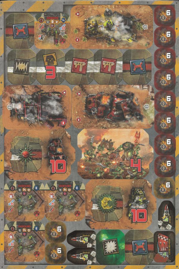 Iello Warhammer 40,000 Heroes of Black Reach: Ork Reinforcement Expansion
