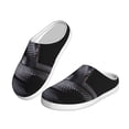 thumbnail image 2 of Haiem Black Cobra Snake Print Women's Fuzzy Memory Foam House Slipper Cozy Home Footwear Non-slip Winter Slippers-42/43, 2 of 7